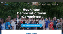 Desktop Screenshot of hopkintondemocrats.org