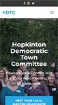 Mobile Screenshot of hopkintondemocrats.org